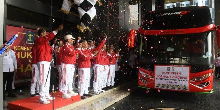 Kemenkumham Ikut Pornas Korpri Untuk Pertama Kali